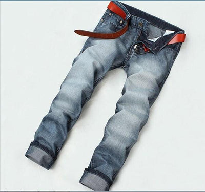 Men's Denim Light Wash Pants - TrendSettingFashions 