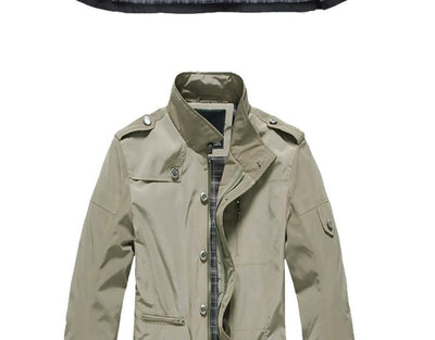 Men's Stand Collar Jacket - TrendSettingFashions