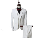 Men's 3 Piece Men's Fashion Business Suit Up To 5XL - TrendSettingFashions