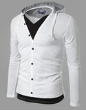 Men's Full Button Hoodie - TrendSettingFashions
