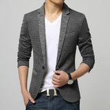 Men's Single Breasted Fashion Casual Blazer Up To 3XL - TrendSettingFashions 