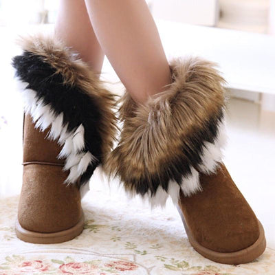 Women's Boots with the FUR - TrendSettingFashions 