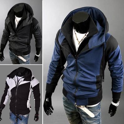 Men's Fleece Zip with High Collar Zip - TrendSettingFashions 