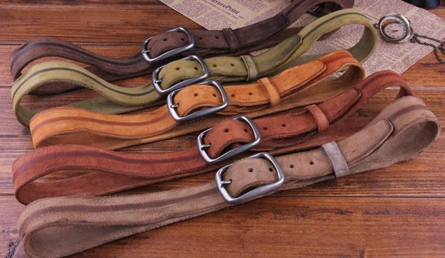 Genuine Leather Fashion Belt OS Style - TrendSettingFashions 