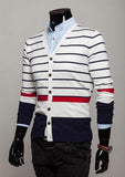Men's Striped Cardigan - TrendSettingFashions