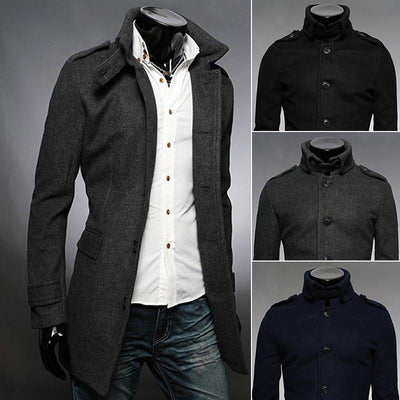 Men's Button Up Jacket - TrendSettingFashions 