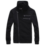 Men's Right Hand Zip with High Collar - TrendSettingFashions
