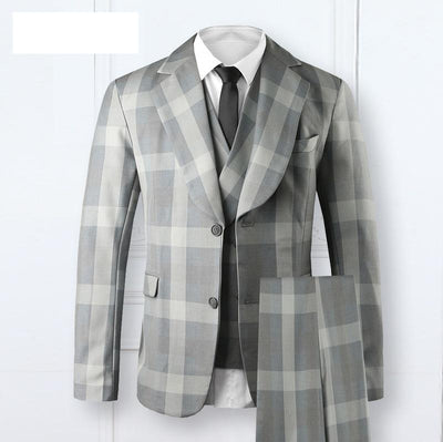 Men's Three-Piece Designer Suit Up To Size 3XL (Suit+ Vest +Pants) - TrendSettingFashions 