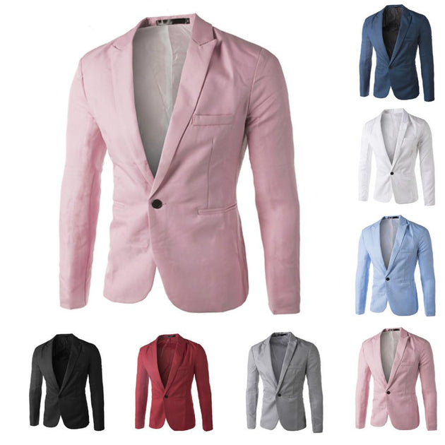 Men's Casual Suit Jacket/Many Color Options - TrendSettingFashions