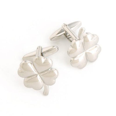 Dashing Cuff Links with Personalized Case - 4 Leaf Cover - TrendSettingFashions 