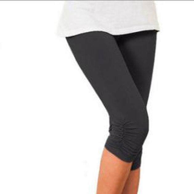 Women's Thin Short Leggings Cropped Capris