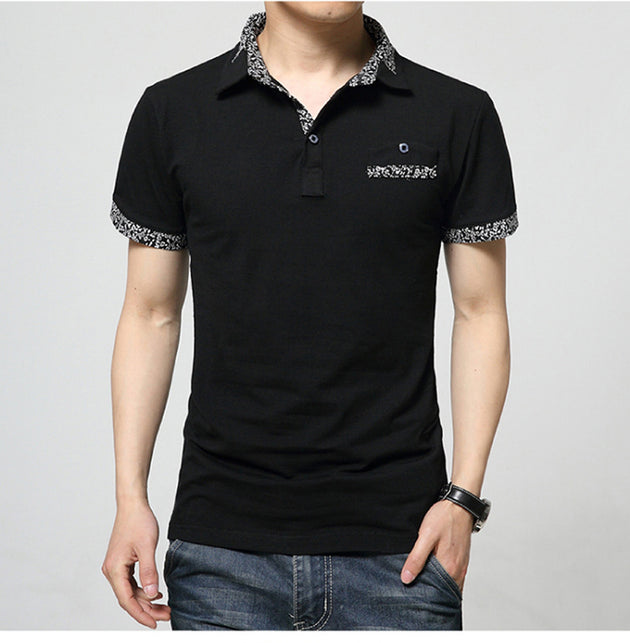 Big Men's Fashion M- 5XL Short-Sleeved Polo - TrendSettingFashions