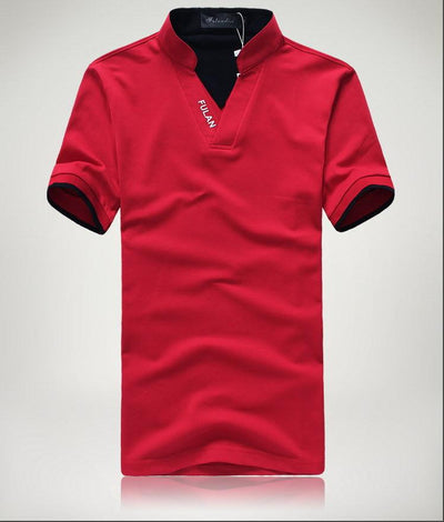 Men's Short Sleeve Solid Polo Shirt - TrendSettingFashions