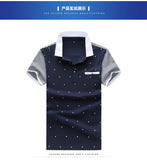 Men's Fashion Doted Polo - TrendSettingFashions