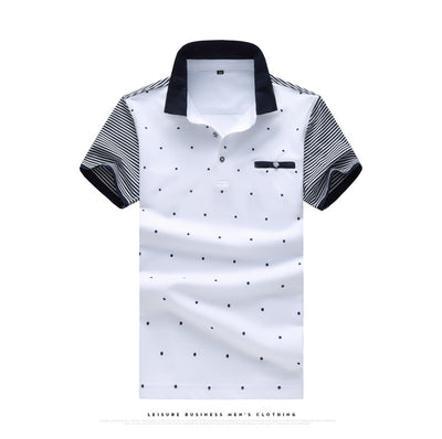 Men's Fashion Doted Polo - TrendSettingFashions