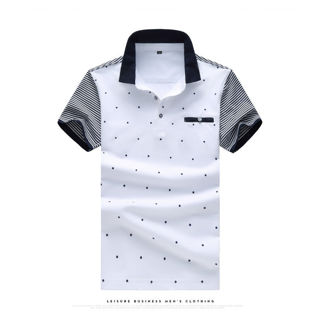 Men's Fashion Doted Polo - TrendSettingFashions