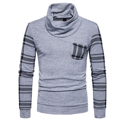 Men's Full Zip Red Trim Hoodie - TrendSettingFashions