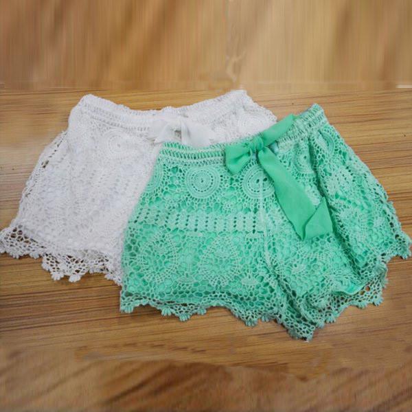 Women's Lace Crochet Shortys - TrendSettingFashions