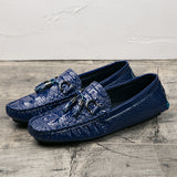 Crocodile Style Casual Oxfords In 4 Colors - TrendSettingFashions