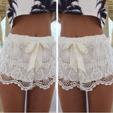 Women's Lace Crochet Shortys - TrendSettingFashions