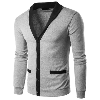 Men's Fashion V Neck Cardigan - TrendSettingFashions