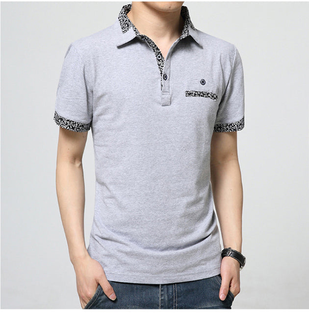 Big Men's Fashion M- 5XL Short-Sleeved Polo - TrendSettingFashions