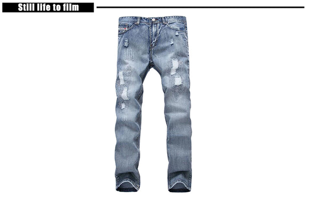 Men's Denim Ripped Jeans - TrendSettingFashions 