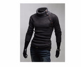 Men's High Collar Sweater - TrendSettingFashions
