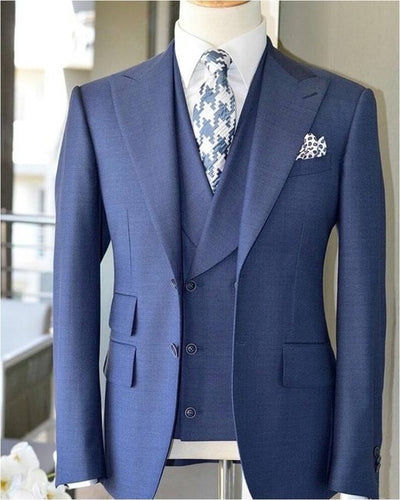 Men's 3 Piece Suit(Up To 5XL) - TrendSettingFashions 