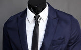 Men's Solid Color Suit Jacket - TrendSettingFashions