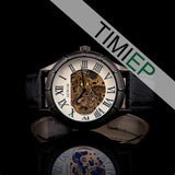Men's Roman Numeral Visible Gear Watch - TrendSettingFashions 