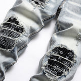 Men's denim ripped fashion Jeans(Up To Size 40) - TrendSettingFashions