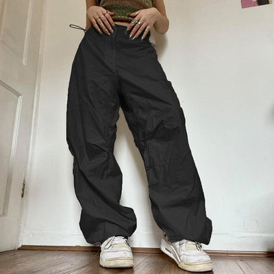 Women's Oversized Cargo Pants Loose Wide Leg Joggers