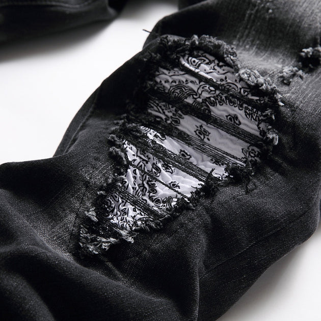 Men's denim ripped fashion Jeans(Up To Size 40) - TrendSettingFashions