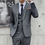 Men's 3 Pcs Suit! (Blazers Jacket Pants Vest) - TrendSettingFashions