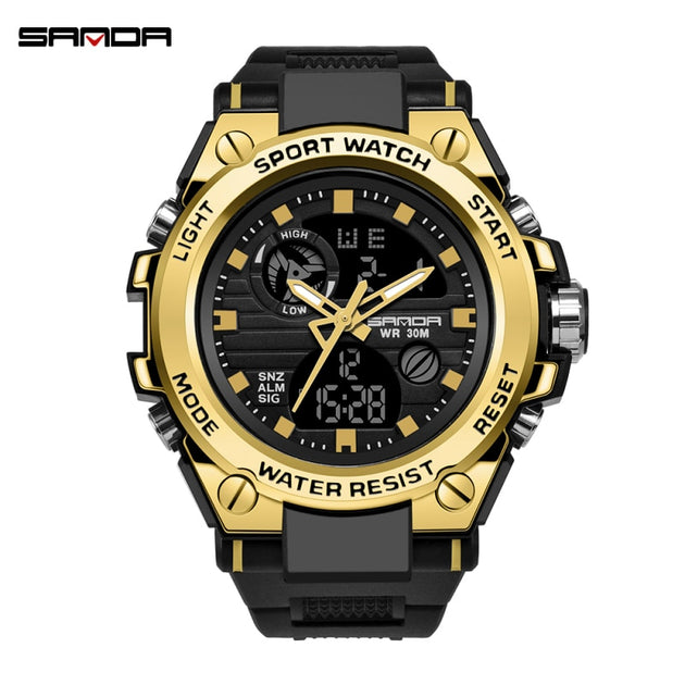 Men Digital Watch Shock Military Style
