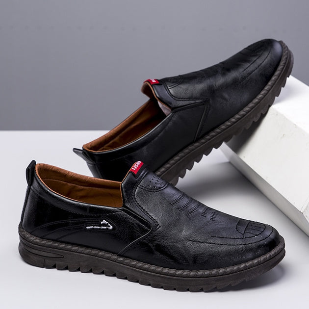 Men's Leather Summer Slip-On Loafers