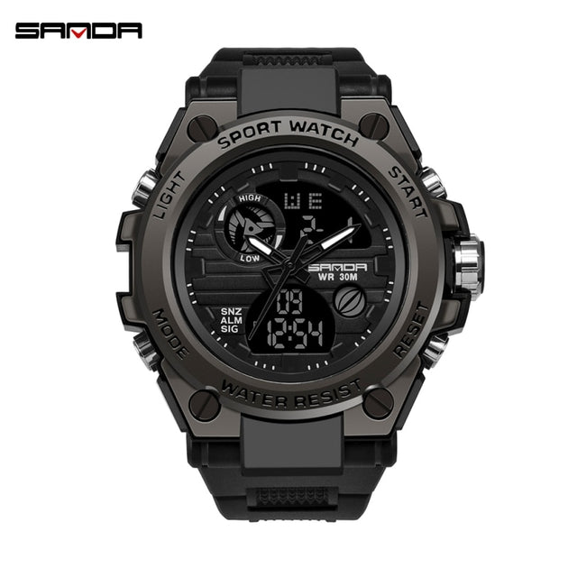 Men Digital Watch Shock Military Style