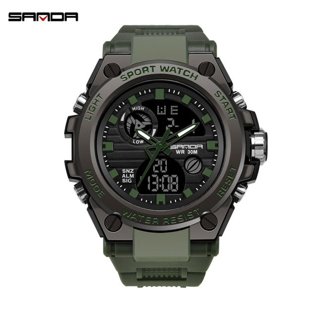 Men Digital Watch Shock Military Style