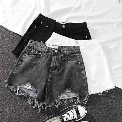 Women's High Waisted Jean Shorts