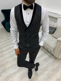 Men's 3 Piece Double Breasted Suit Up To 5XL