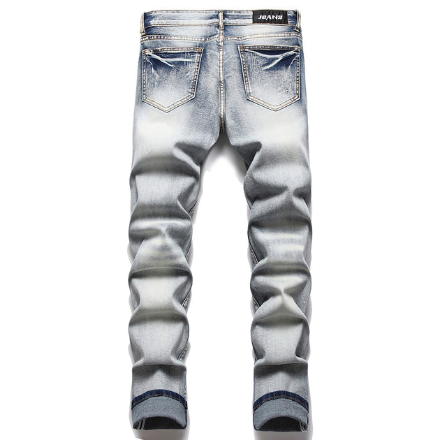 Men's denim ripped fashion Jeans(Up To Size 40) - TrendSettingFashions