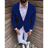 Stylish Houndstooth Men's 2PC Suit - TrendSettingFashions