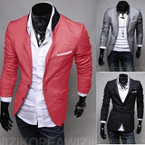 Men's Fashion 2 Button Suit Jacket - TrendSettingFashions