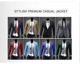 Men's Casual Suit Jacket Up To 2XL - TrendSettingFashions