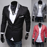 Men's Fashion 2 Button Suit Jacket - TrendSettingFashions
