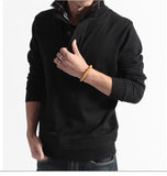 Men's Stand Collar Faux Sweater - TrendSettingFashions 