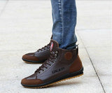 Mens Leather Boots Fashion In 3 Colors - TrendSettingFashions 