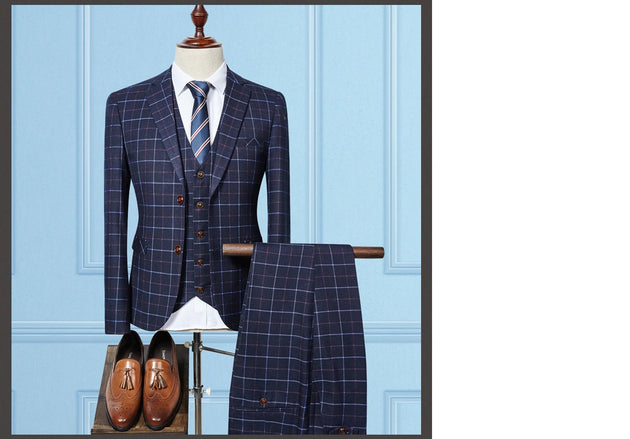 Men's 2 Piece Business Suit Up To 3XL - TrendSettingFashions