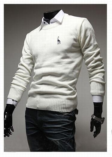 Men's Classic Round Collar Sweater - TrendSettingFashions